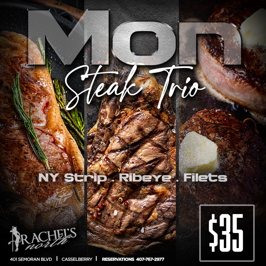 Steak Trio Monday