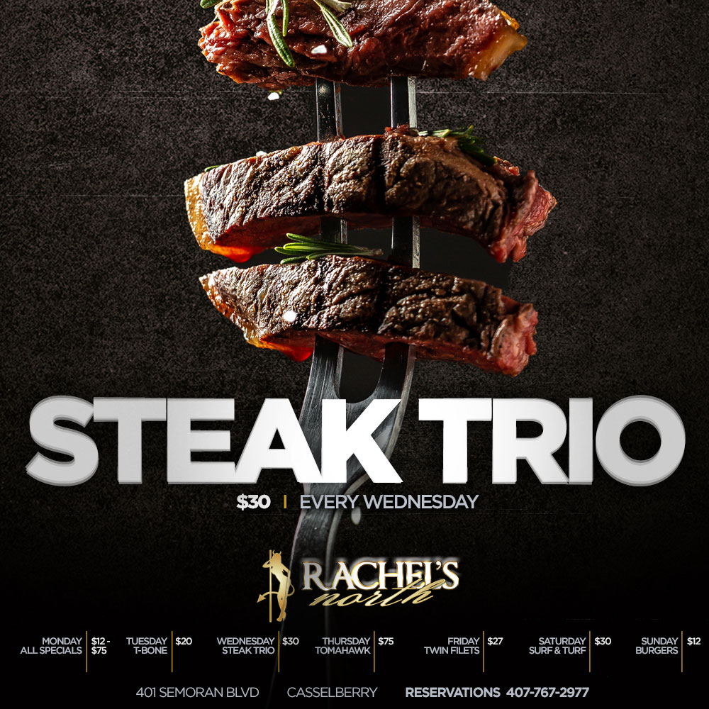 Steak Trio Wednesday