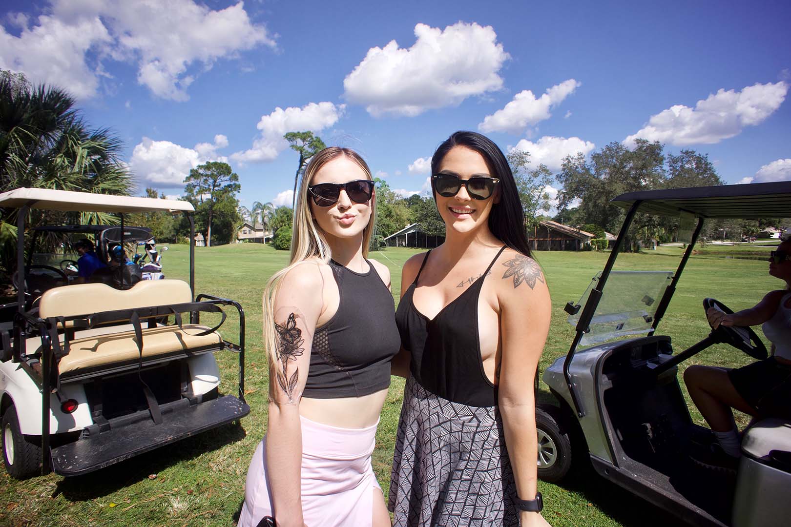 Rachel's North team members at the annual charity golf tournament near Casselberry, Florida